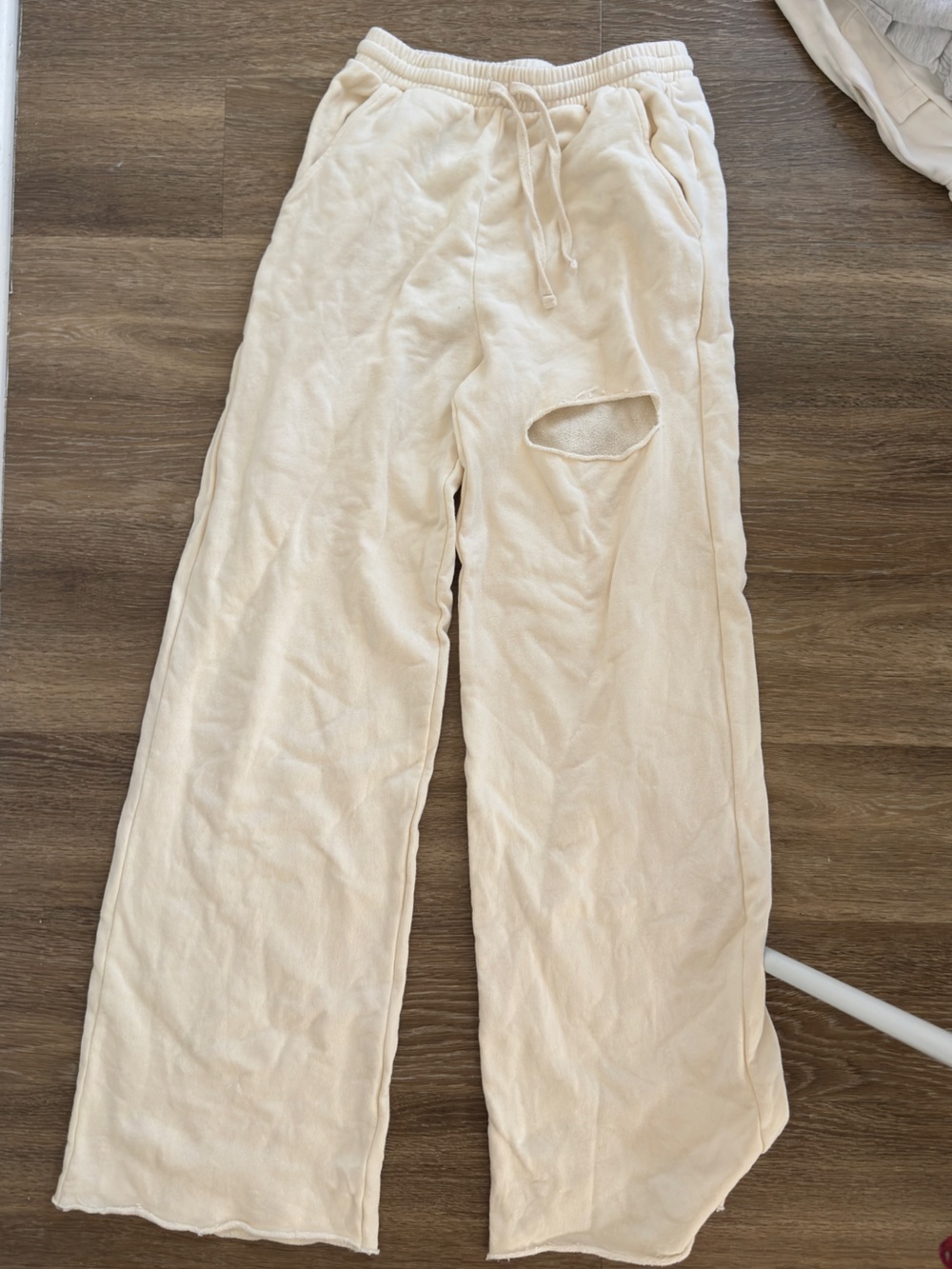 Lovers + Friends Ivory Sweatpants